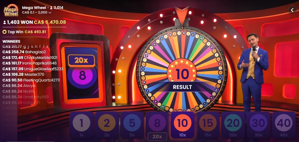 Mega Wheel Game Show