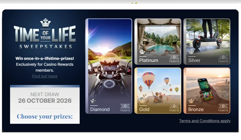 Time of Your Life Sweepstakes